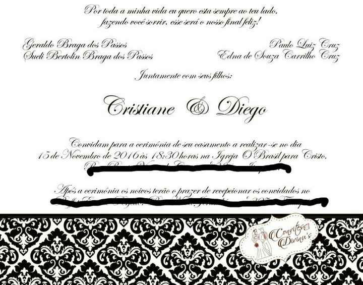 Meus convites chegaram!! # vemver - 3