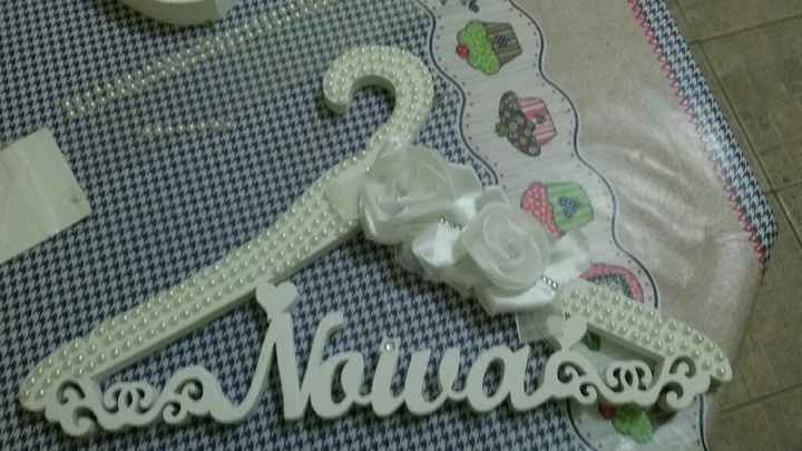 Cabide e inicias dos noivos!  #diy vem ver - 1