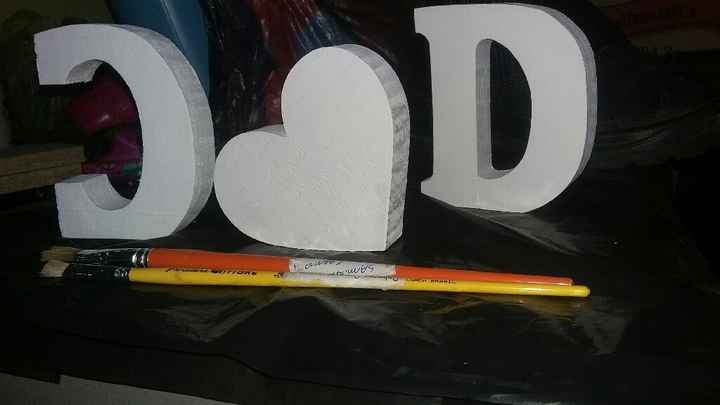 Cabide e inicias dos noivos!  #diy vem ver - 2