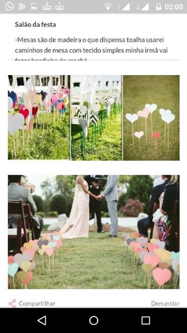 Caminho de noiva diy - inspiração - casamento carol e carlos - 2