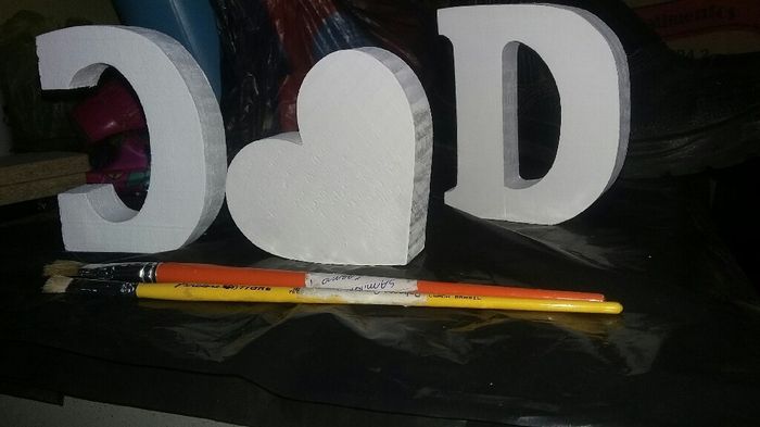 Cabide e inicias dos noivos!  #diy vem ver - 2
