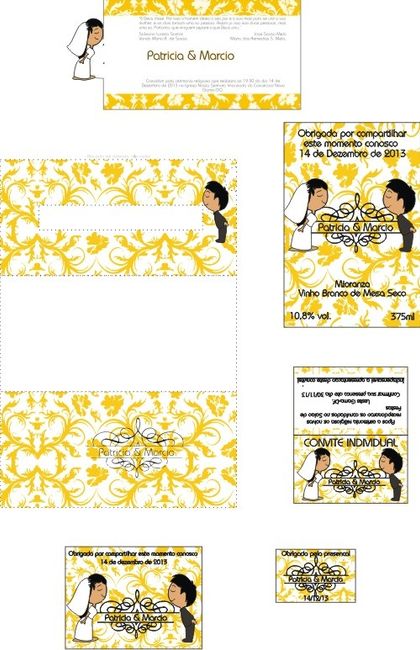 Tags do casamento