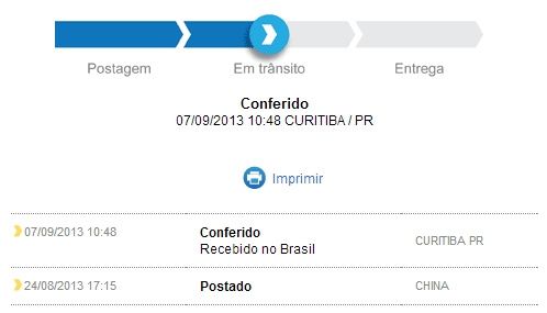 Rastreando o Vestido Aliexpress