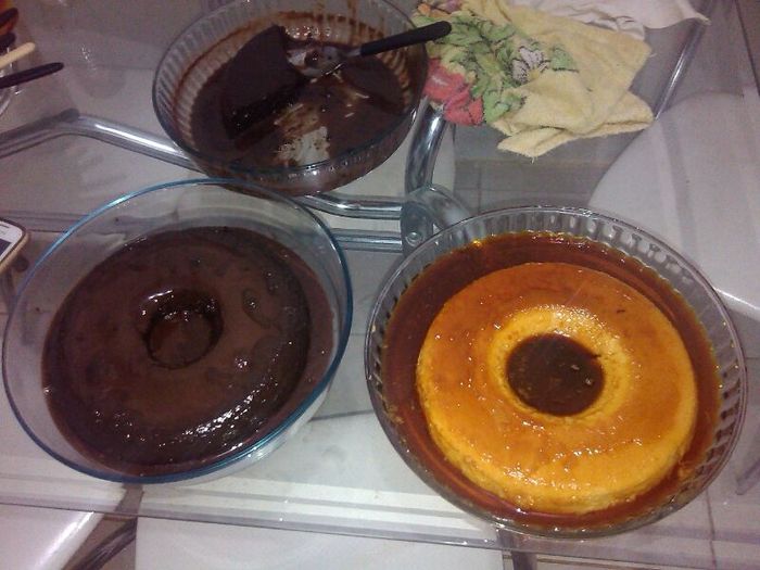 Meu pudim de chocolate
