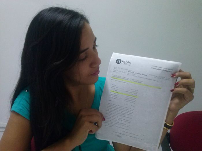 Exame de gravidez