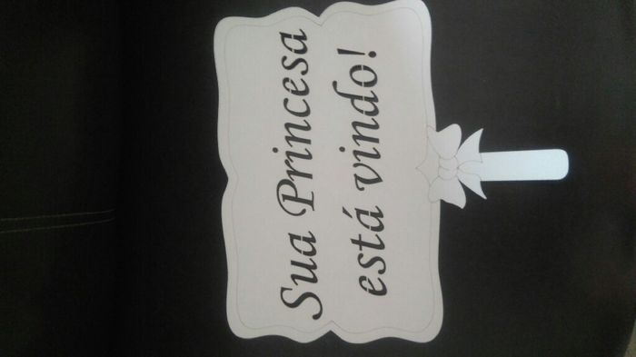 Plaquinhas da cerimônia - 2