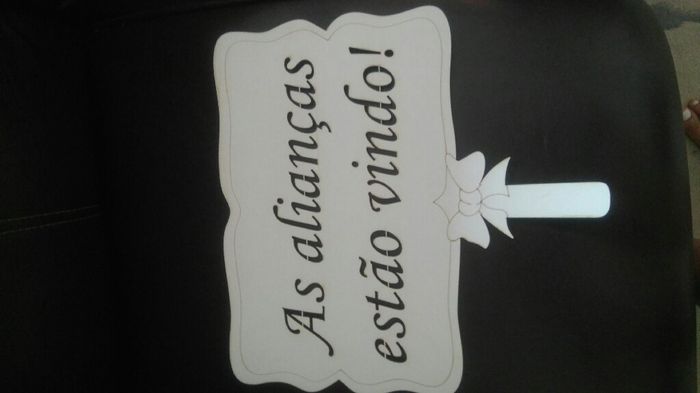 Plaquinhas da cerimônia - 3