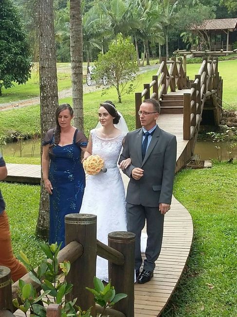 A chegada da noiva