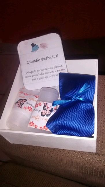 Convite dos padrinhos - diy - 2