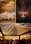 luzes no casamento