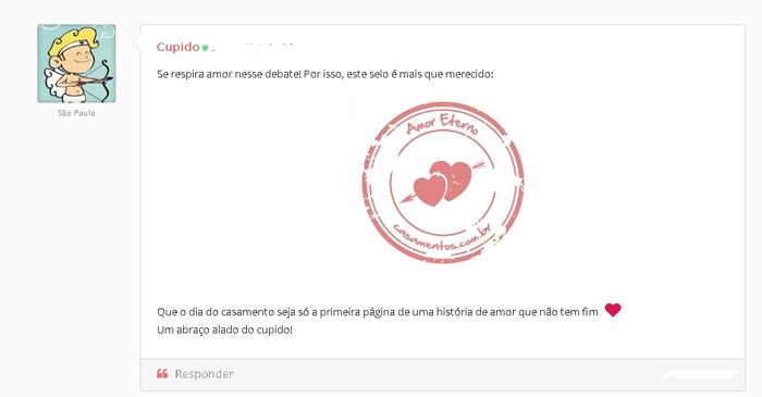 ganhei um selo 