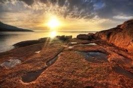 pôr do sol