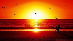 pôr do sol