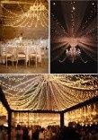 luzes no casamento