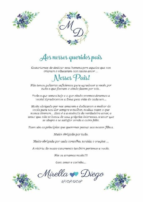 Convite/lembrança p/ os pais - 3