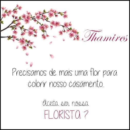Convite Florista