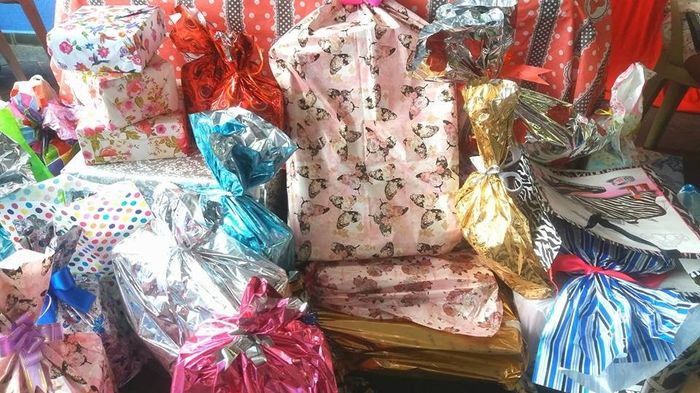 E por fim os presentes, ganhei muita coisa 