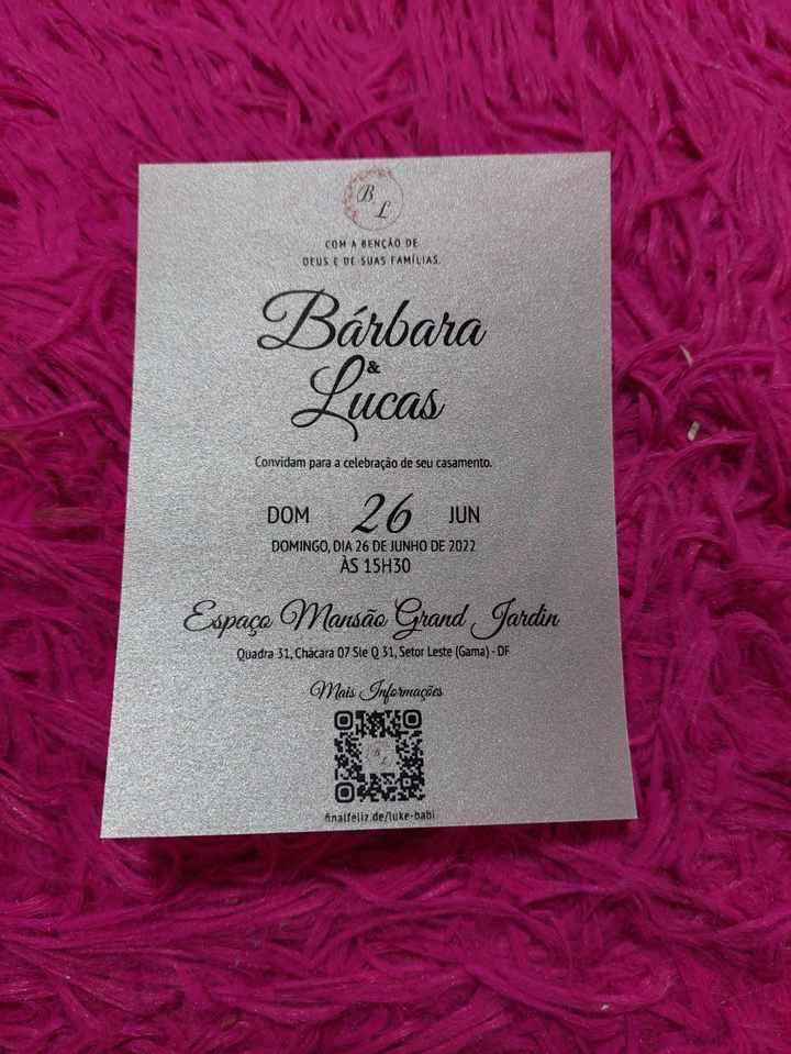 Quanto planeja gastar nos seus convites de casamento? - 1