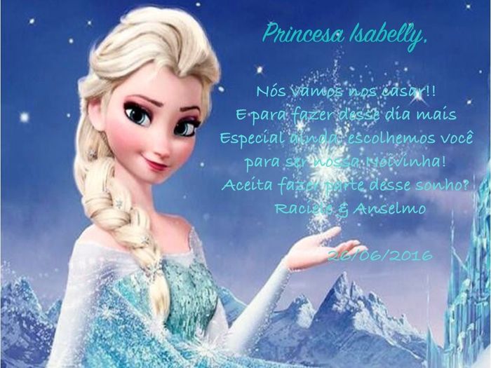 Convite noivinha!