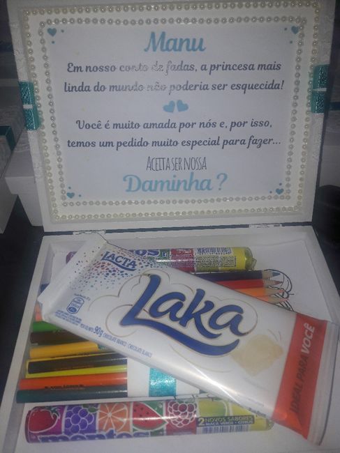 Convite da daminha! #diy #vemver 😍 - 5
