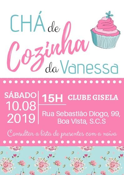 Convite digital Chá de Cozinha #vemvotar kkkkk - 2