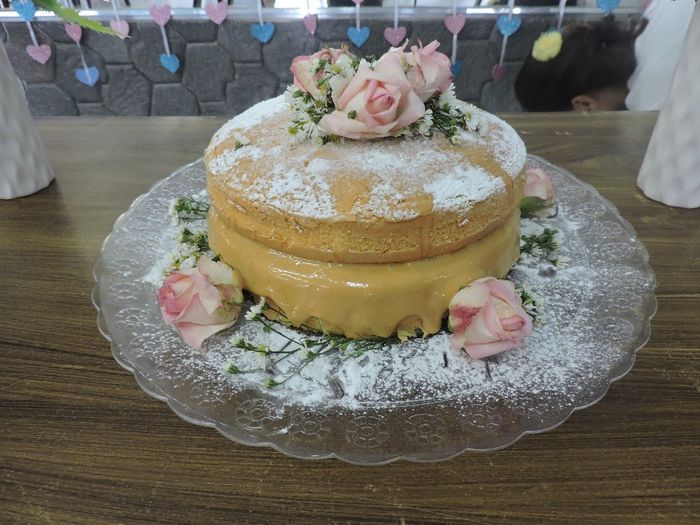 Bolo que a minha sogra fez e eu decorei.. 