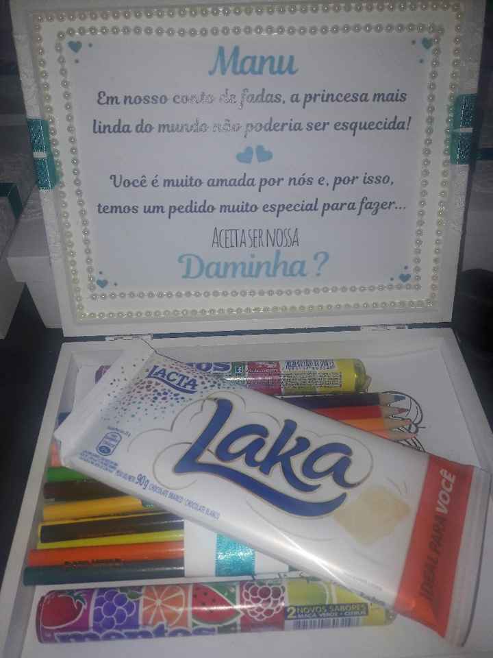 Convite da daminha! #diy #vemver 😍 - 5