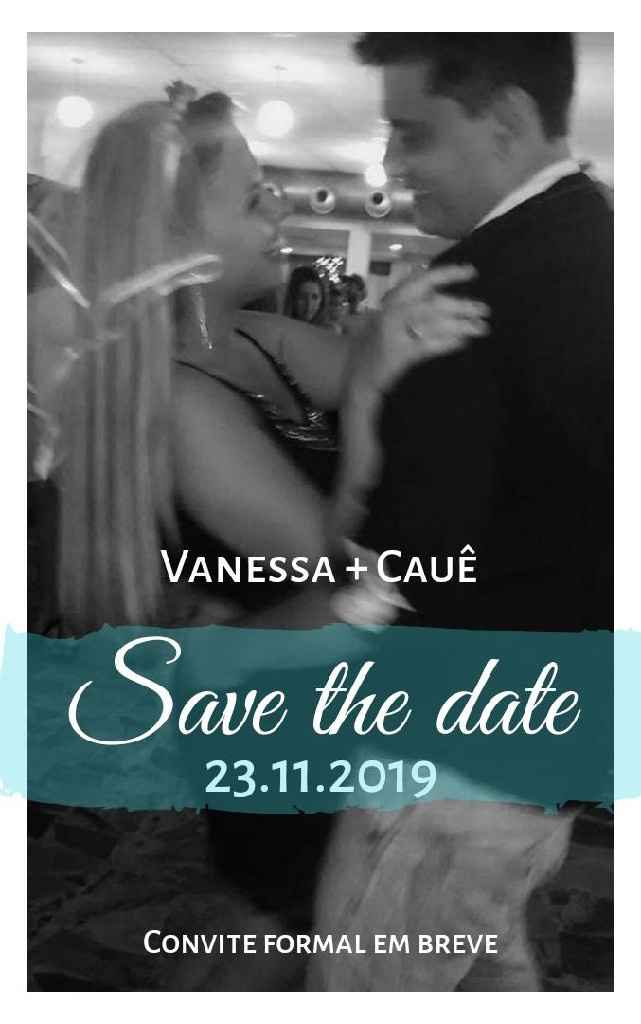 Save the date digital #vemver ♥️ - 1