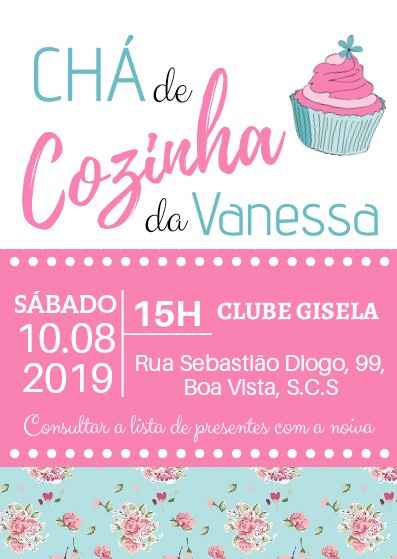 Convite digital Chá de Cozinha #vemvotar kkkkk - 2