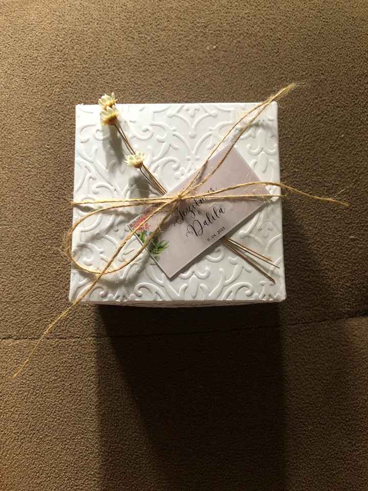 Minha lembrancinha de casamento. - 1