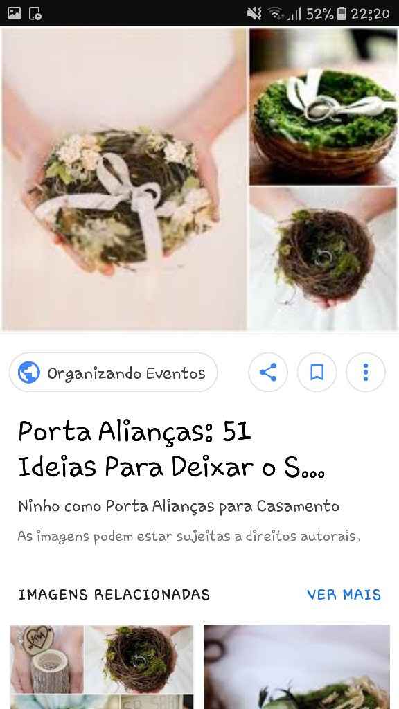 Porta alianças! - 1