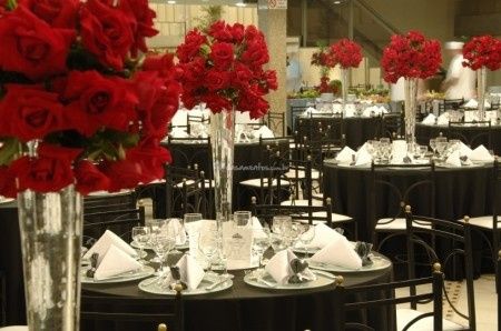 Decoração em Vermelho e Branco - 1
