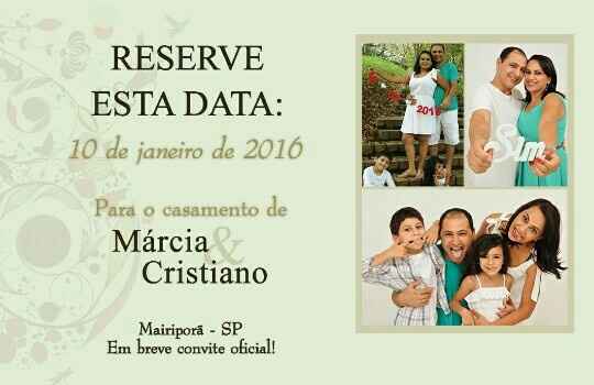 Diário de noiva - Como será o seu "Save the Date" - 1