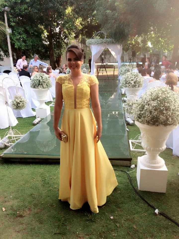 Casei: madrinhas de amarelo - 4