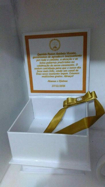 Casei: caixinha- celebrante - 2