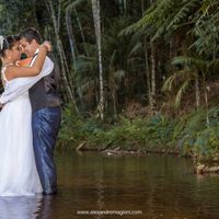 Sim, molhei o vestido!