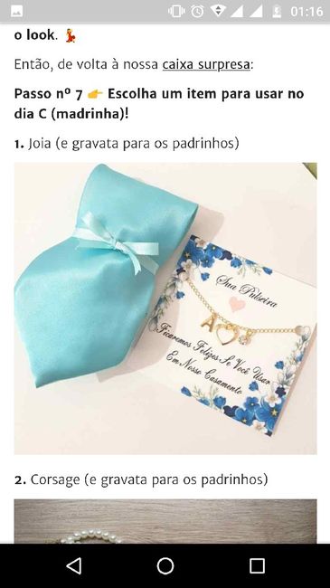 Minha caixa de padrinhos vai ter..... - 7