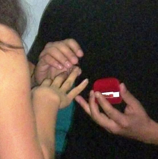 Colocando a aliança 