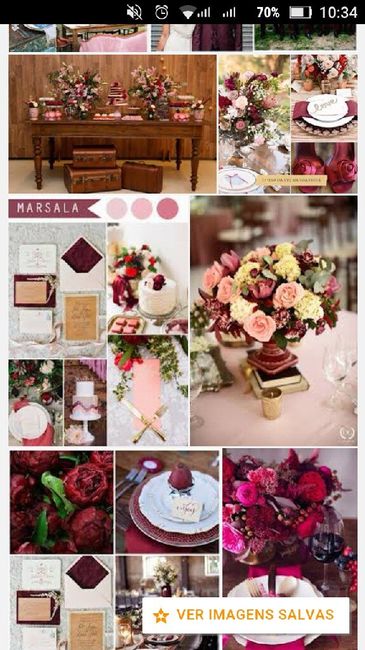 Rosa chá e marsala ☝escolhi a cor do casamento 1