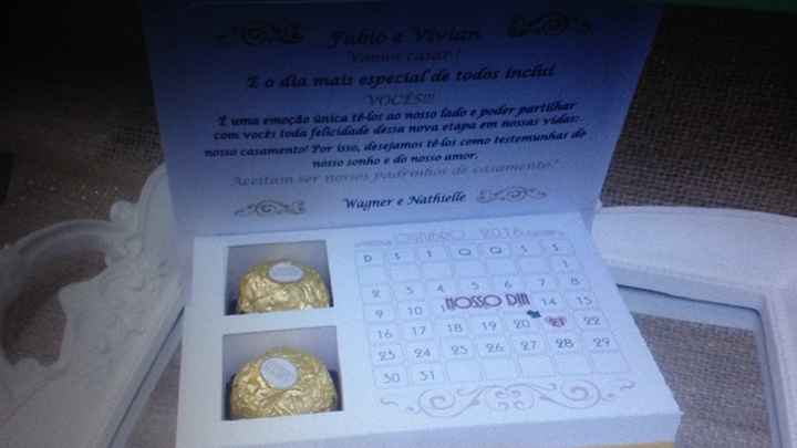 Convite dos padrinhos - 1