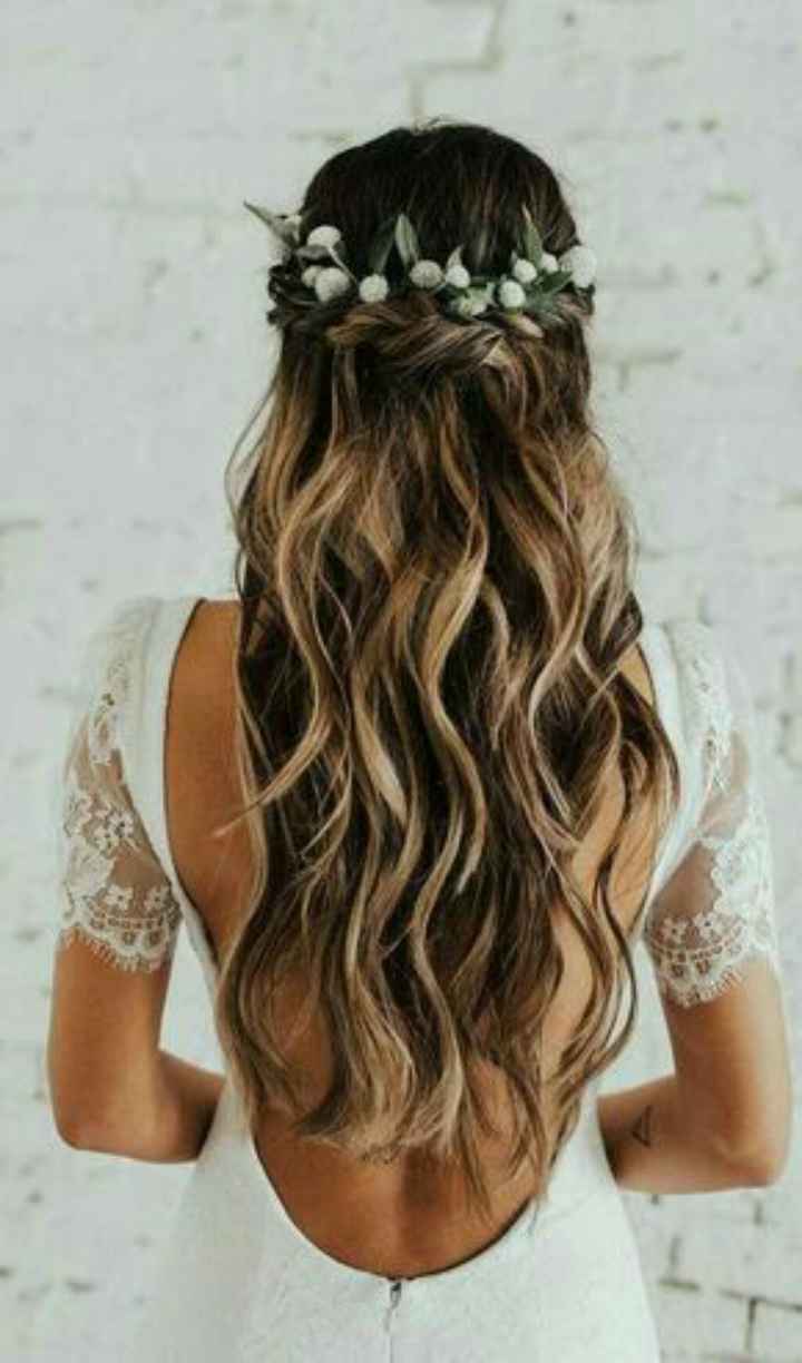 Que tipo de penteado vai usar no dia C? - 1