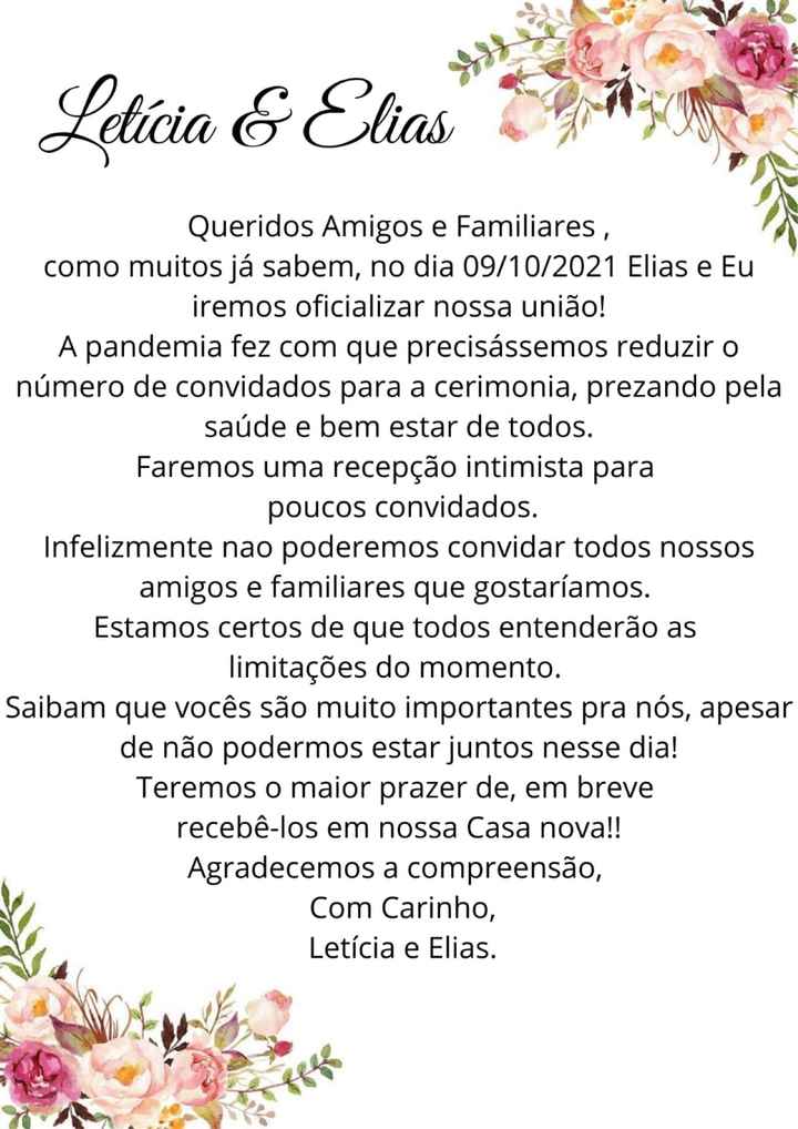 Lista de convidados até 100 pessoas: o que fazer com quem é próximo, mas não vou convidar? - 1