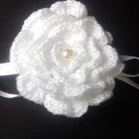 Corsage em crochê