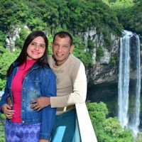 Eu e meu noivo Willian 
