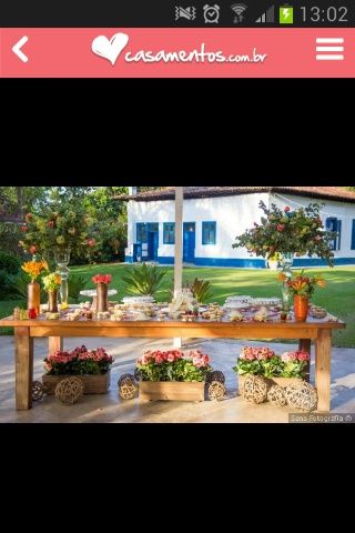 Minhas inspirações- casamento rústico - 5