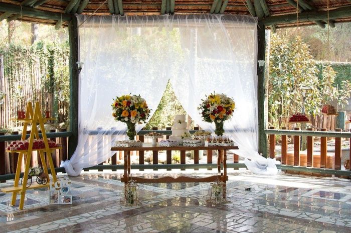 Mesa do bolo 