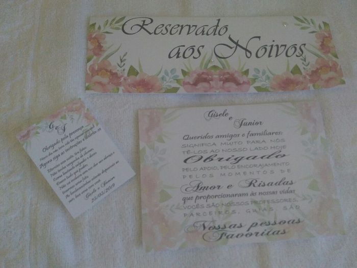 Convites país e mães,caixinha noivo e decoração para o grande dia - 3