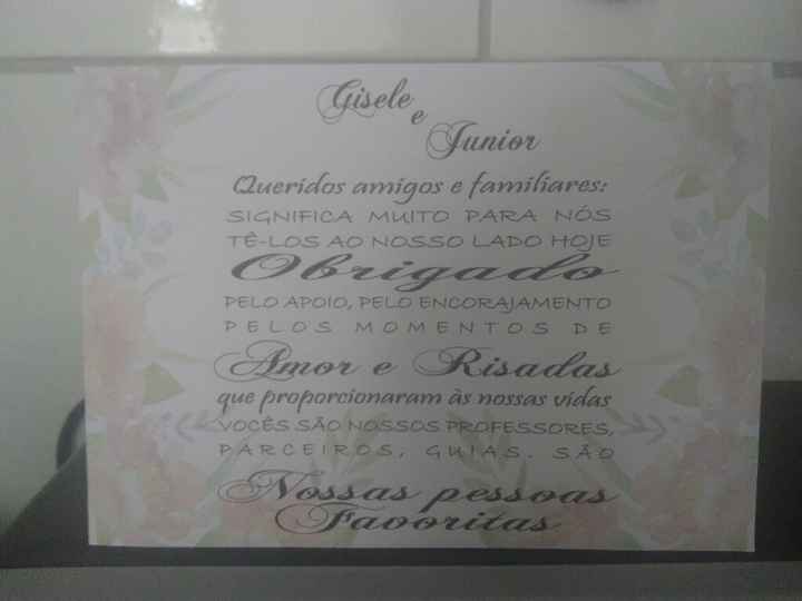 Agradecimentos a todos os convidados - 1