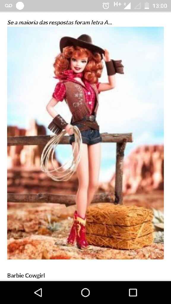 Sou uma barbie cowgirl e princesa - 2