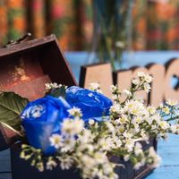 Bau com flores